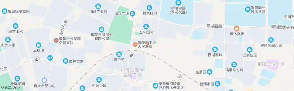 铜陵市检察院_公交站地图_铜陵公交_妙搜公交查询2025