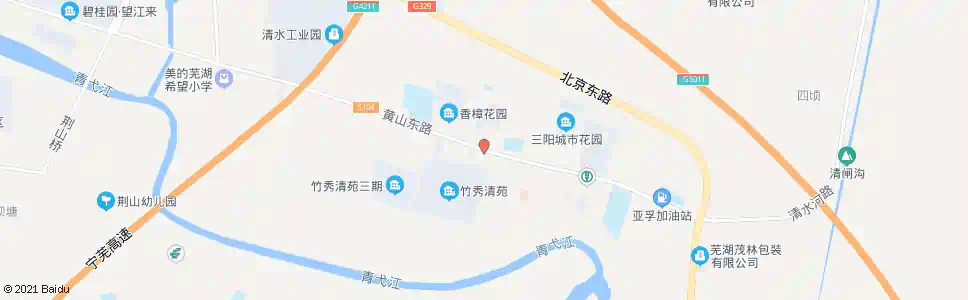 芜湖清水村_公交站地图_芜湖公交_妙搜公交查询2025