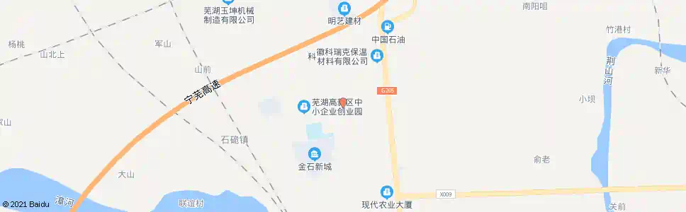 芜湖石硊学校_公交站地图_芜湖公交_妙搜公交查询2025