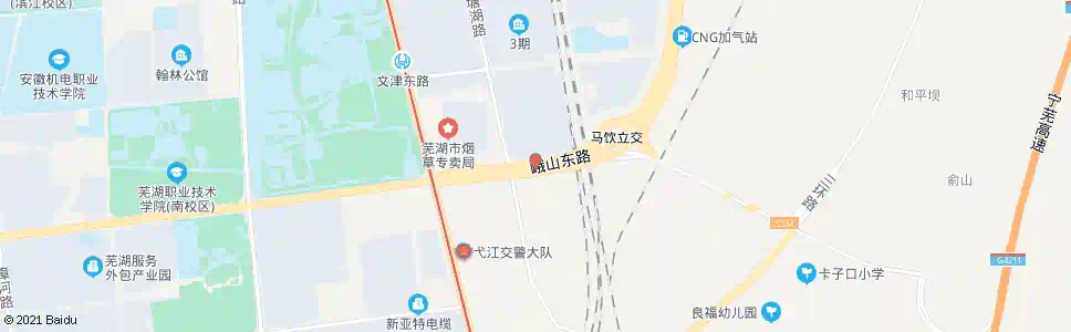 芜湖峨山东路口_公交站地图_芜湖公交_妙搜公交查询2025