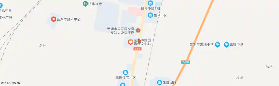 芜湖外赵村_公交站地图_芜湖公交_妙搜公交查询2025