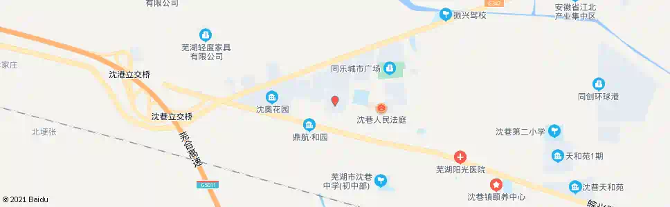 芜湖沈巷公交首末站_公交站地图_芜湖公交_妙搜公交查询2025