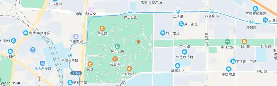 芜湖雕塑公园(北)_公交站地图_芜湖公交_妙搜公交查询2025