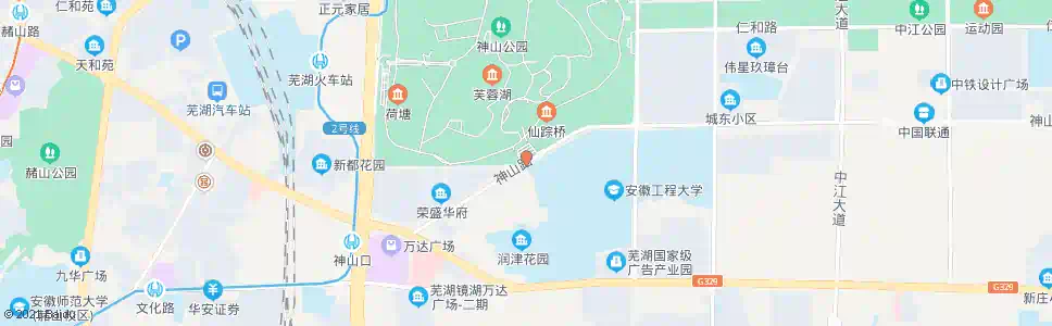 芜湖雕塑公园(南)_公交站地图_芜湖公交_妙搜公交查询2025