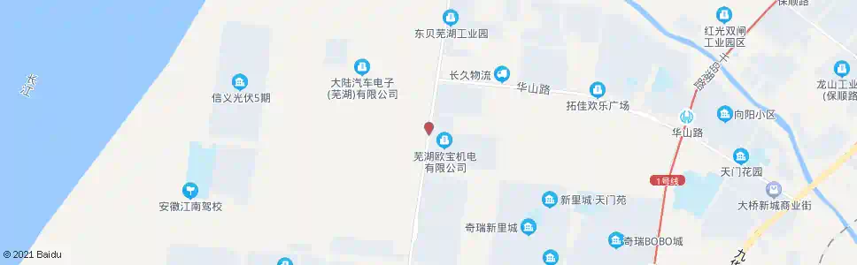芜湖欧宝机电_公交站地图_芜湖公交_妙搜公交查询2025