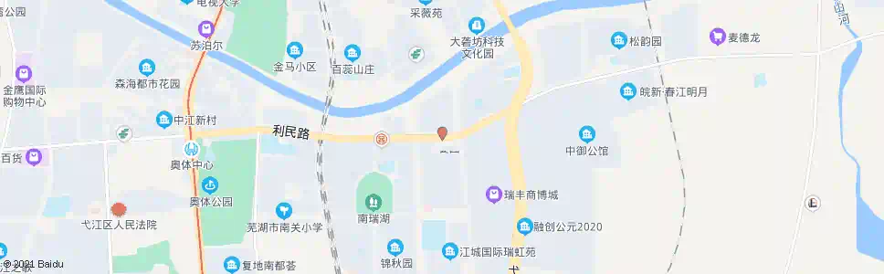 芜湖瑞东园_公交站地图_芜湖公交_妙搜公交查询2025