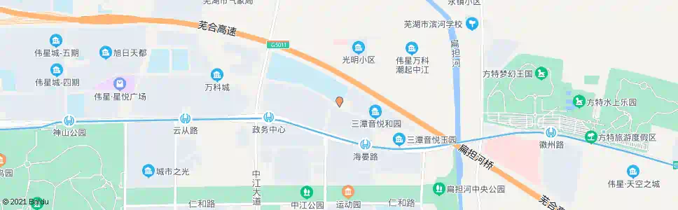 芜湖第一中学东门_公交站地图_芜湖公交_妙搜公交查询2025