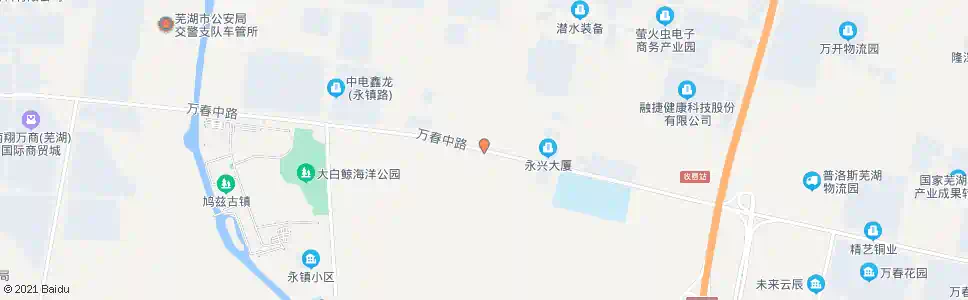 芜湖万春路4号站_公交站地图_芜湖公交_妙搜公交查询2025