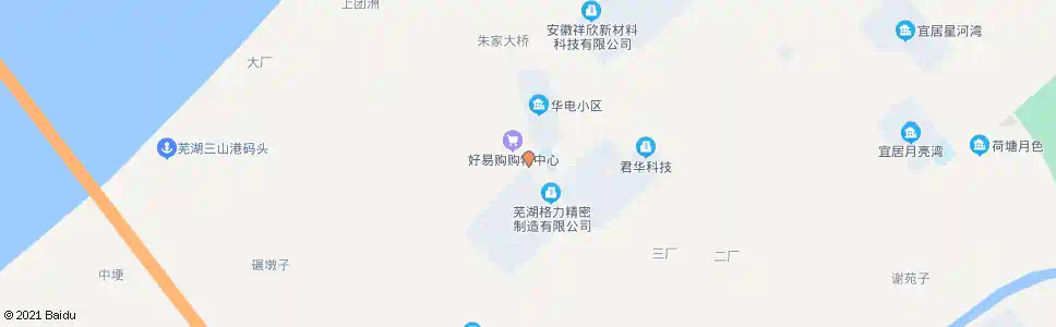 芜湖保定团洲分校_公交站地图_芜湖公交_妙搜公交查询2025