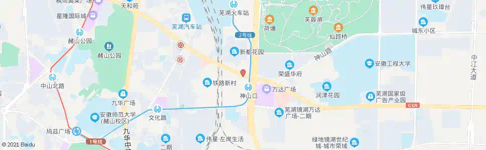 芜湖神山口_公交站地图_芜湖公交_妙搜公交查询2025
