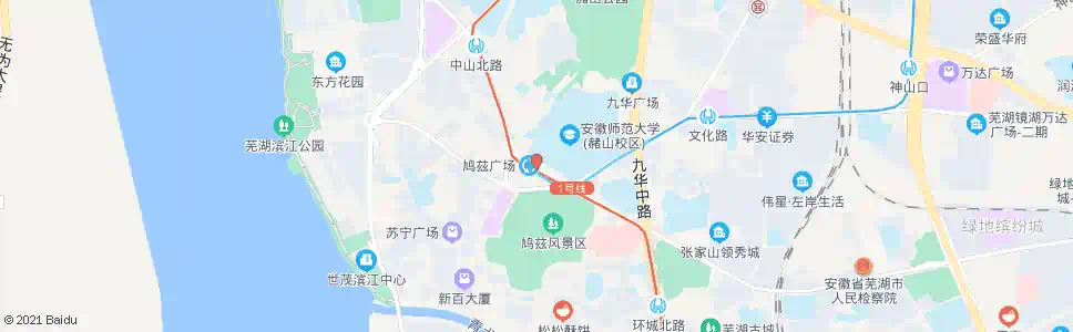 芜湖徽商城_公交站地图_芜湖公交_妙搜公交查询2025