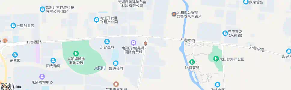 芜湖南翔万商1号站_公交站地图_芜湖公交_妙搜公交查询2025