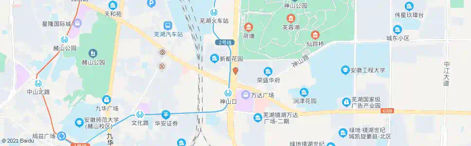 芜湖神山口(北)_公交站地图_芜湖公交_妙搜公交查询2025