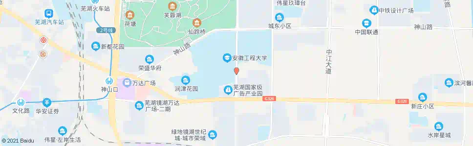 芜湖大学桥南_公交站地图_芜湖公交_妙搜公交查询2025