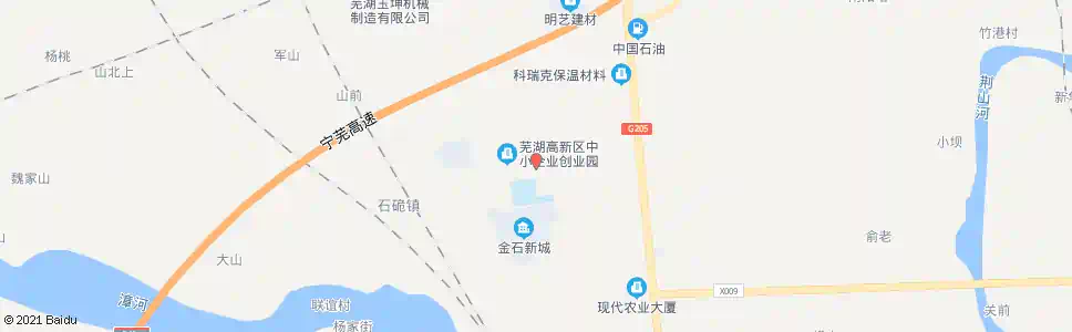芜湖金石新城_公交站地图_芜湖公交_妙搜公交查询2025