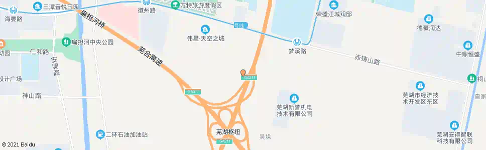 芜湖川东燃气_公交站地图_芜湖公交_妙搜公交查询2025