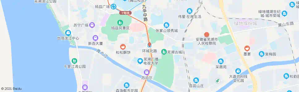 芜湖环城北路_公交站地图_芜湖公交_妙搜公交查询2025
