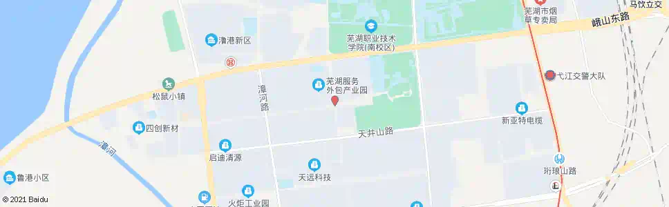 芜湖服务外包园_公交站地图_芜湖公交_妙搜公交查询2025