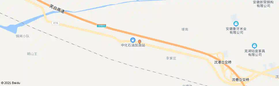 芜湖油坊_公交站地图_芜湖公交_妙搜公交查询2025