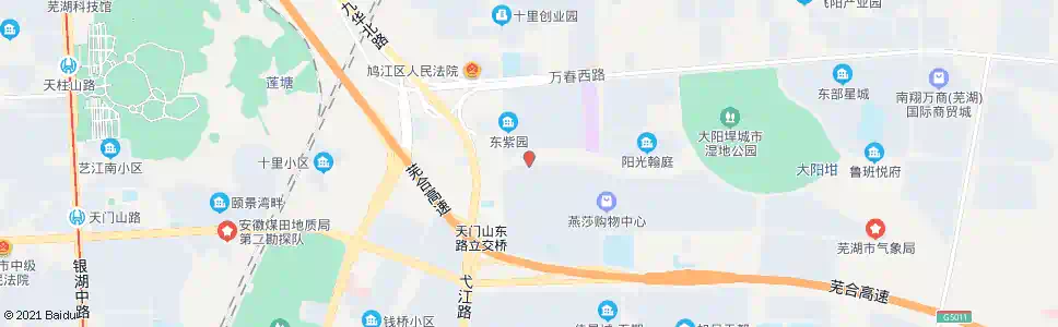 芜湖鸠兹家苑西_公交站地图_芜湖公交_妙搜公交查询2025