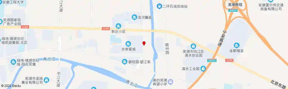 芜湖荆山桥北_公交站地图_芜湖公交_妙搜公交查询2025