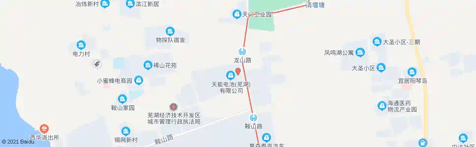 芜湖天能国际集团_公交站地图_芜湖公交_妙搜公交查询2025