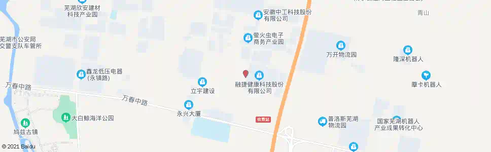 芜湖康蓝公司_公交站地图_芜湖公交_妙搜公交查询2025