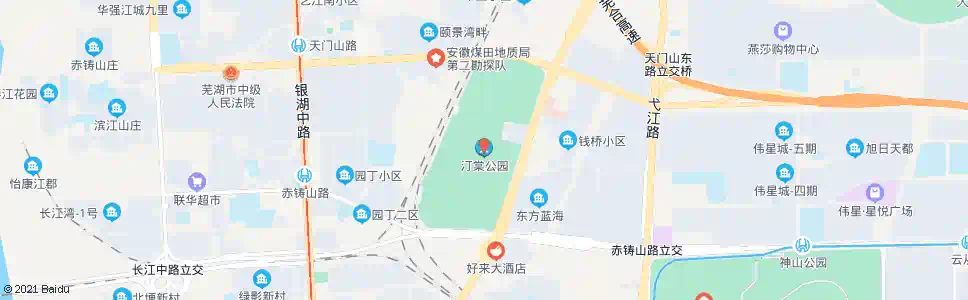 芜湖汀棠公园南_公交站地图_芜湖公交_妙搜公交查询2025