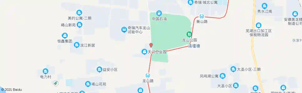 芜湖龙山隧道南_公交站地图_芜湖公交_妙搜公交查询2025