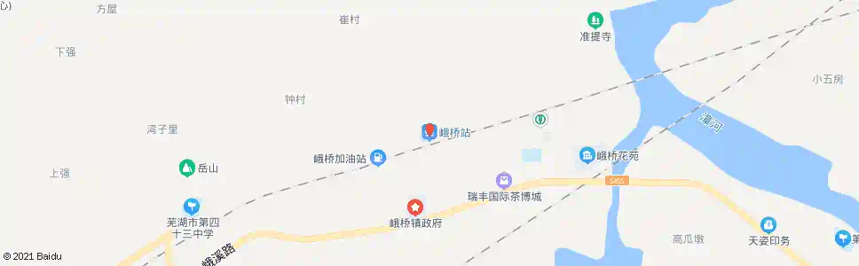 芜湖峨桥茶市_公交站地图_芜湖公交_妙搜公交查询2025