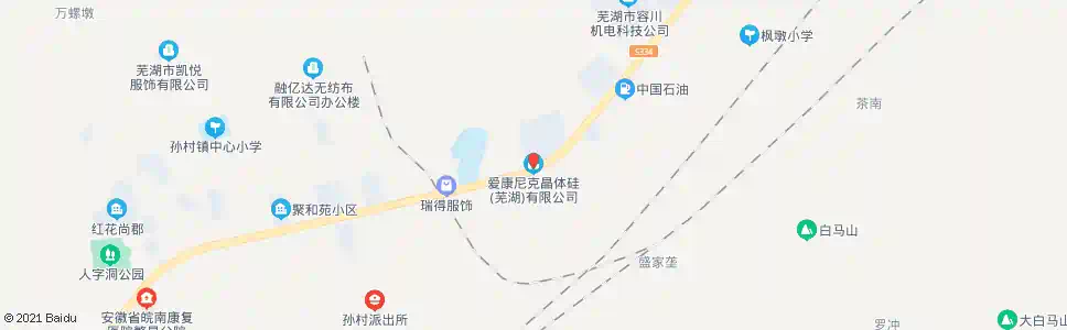 芜湖爱康尼克公司_公交站地图_芜湖公交_妙搜公交查询2025