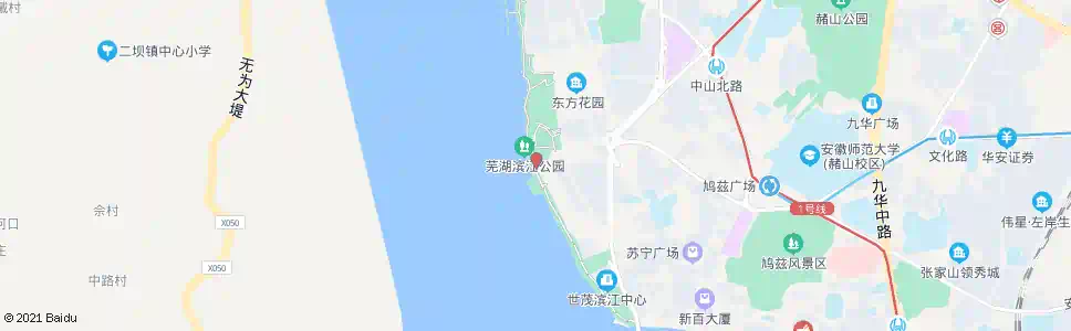 芜湖大剧院_公交站地图_芜湖公交_妙搜公交查询2025