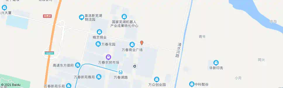 芜湖万春东路_公交站地图_芜湖公交_妙搜公交查询2025