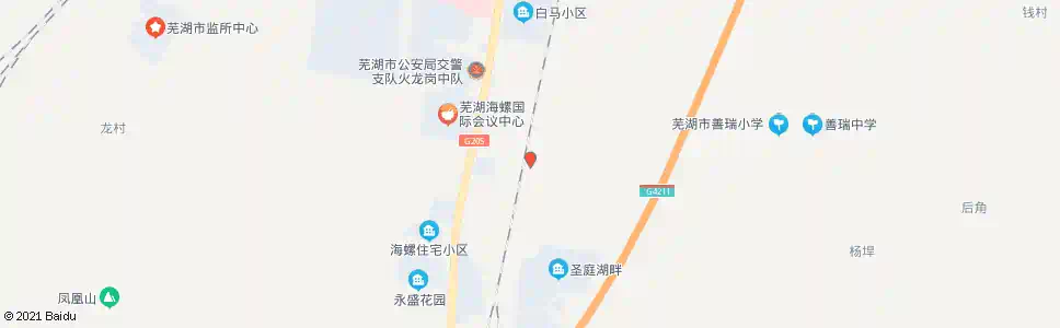 芜湖八里湾大桥北_公交站地图_芜湖公交_妙搜公交查询2025