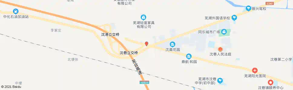 芜湖沈巷收费站_公交站地图_芜湖公交_妙搜公交查询2025