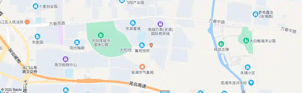 芜湖大阳垾环形路_公交站地图_芜湖公交_妙搜公交查询2025