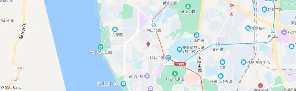 芜湖黄山西路_公交站地图_芜湖公交_妙搜公交查询2025