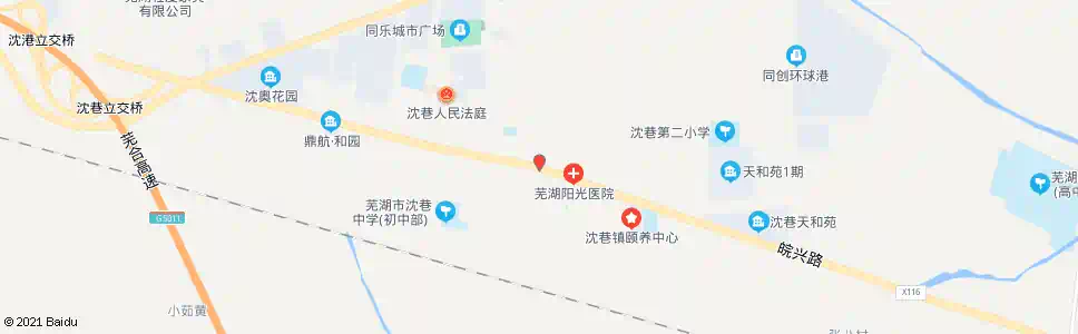 芜湖沈巷村委会_公交站地图_芜湖公交_妙搜公交查询2025