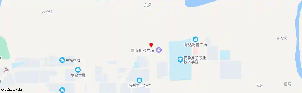 芜湖三山时代广场_公交站地图_芜湖公交_妙搜公交查询2025