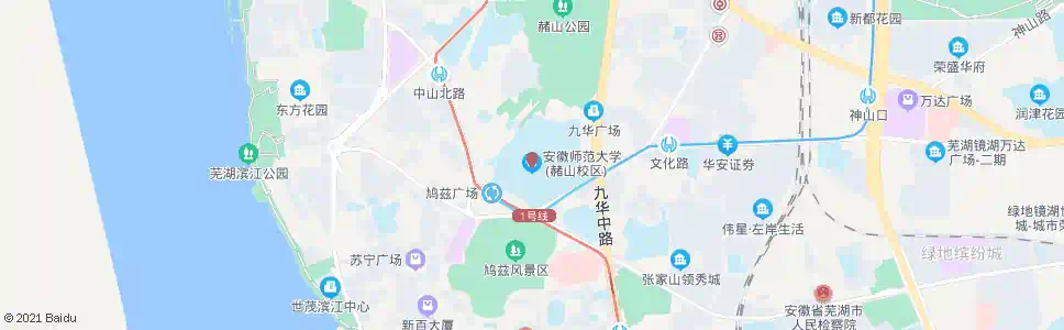 芜湖师范大学_公交站地图_芜湖公交_妙搜公交查询2025
