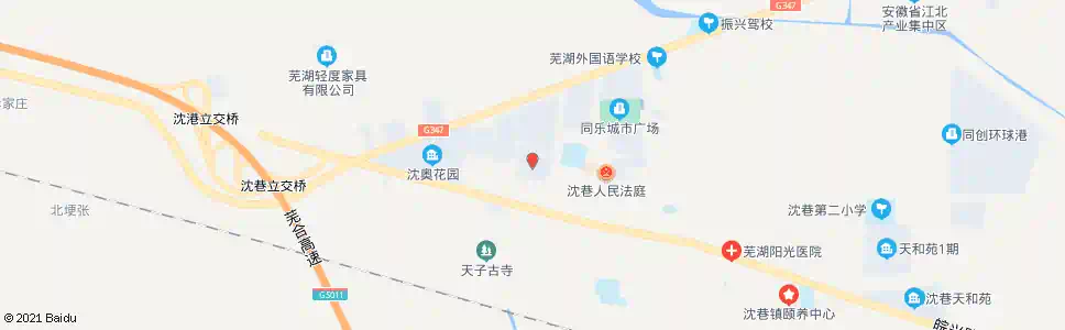 芜湖沈巷公交首未站_公交站地图_芜湖公交_妙搜公交查询2025