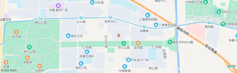 芜湖北城小学_公交站地图_芜湖公交_妙搜公交查询2025