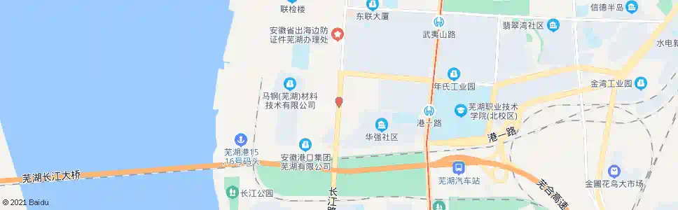 芜湖潜水装备厂北_公交站地图_芜湖公交_妙搜公交查询2025