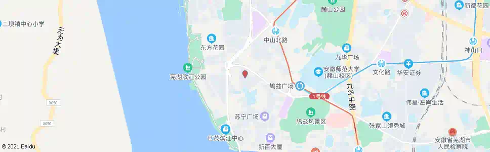 芜湖青山街小区_公交站地图_芜湖公交_妙搜公交查询2025