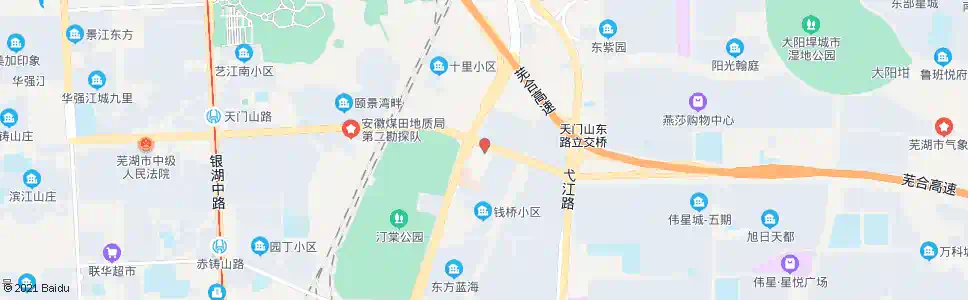 芜湖邮件处理中心_公交站地图_芜湖公交_妙搜公交查询2025
