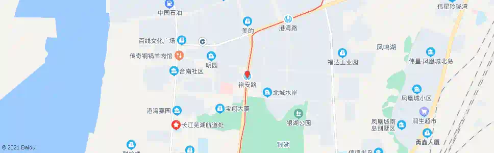 芜湖裕安路3号站_公交站地图_芜湖公交_妙搜公交查询2025