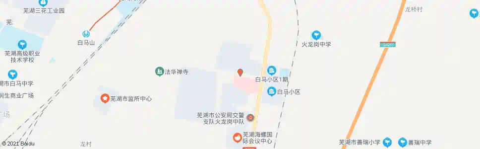 芜湖白马山路4号站_公交站地图_芜湖公交_妙搜公交查询2025