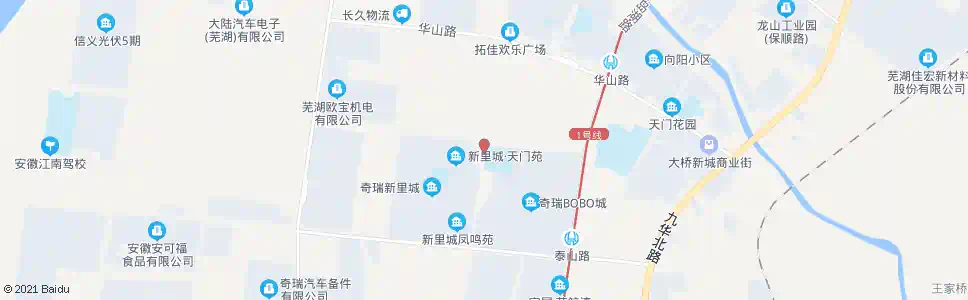 芜湖嵩山路口_公交站地图_芜湖公交_妙搜公交查询2025