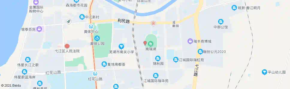 芜湖南瑞湖西_公交站地图_芜湖公交_妙搜公交查询2025