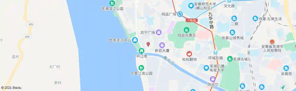 芜湖新芜路_公交站地图_芜湖公交_妙搜公交查询2025